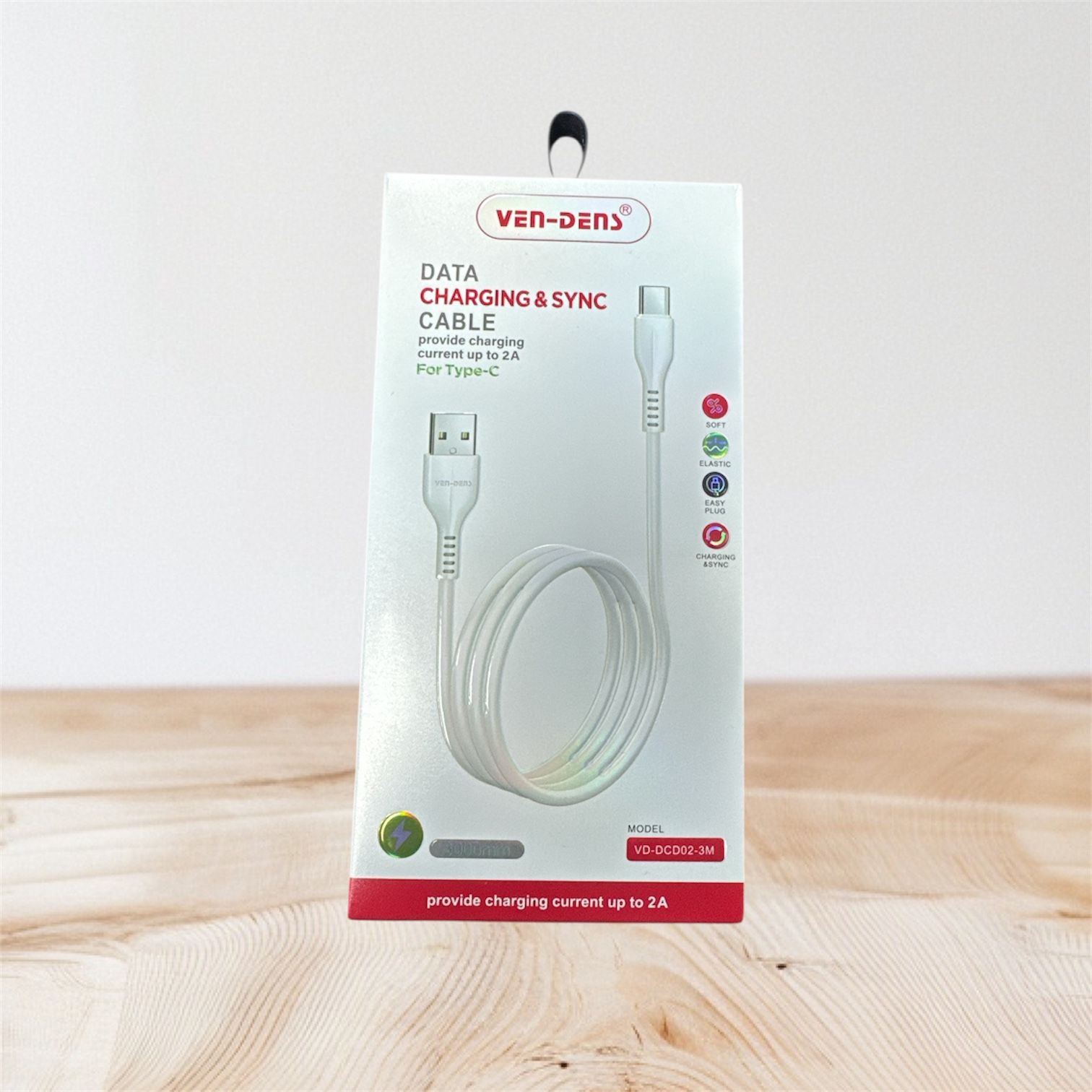 Ven-Den Data Charging and Sync Cable Type-C